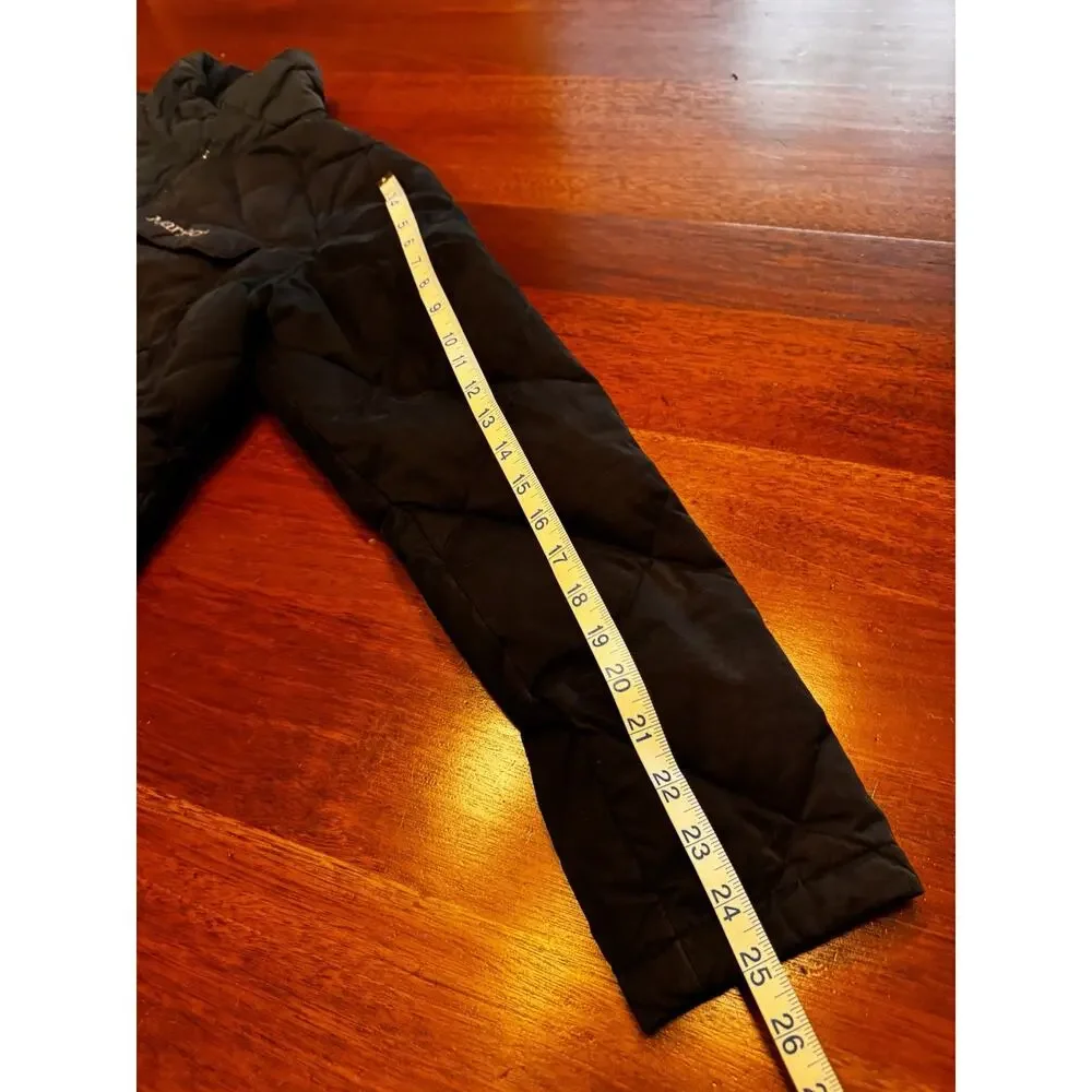 Marmot 600 Fill Jacket Black Diamond Quilted Winter Zip Up Down